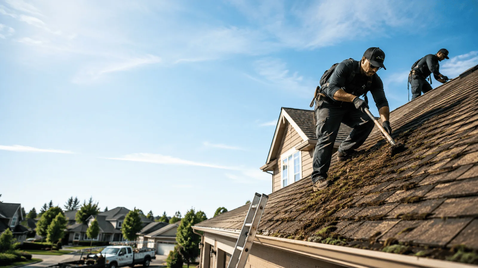 Roof Moss Removal in Ellsworth, WI near me